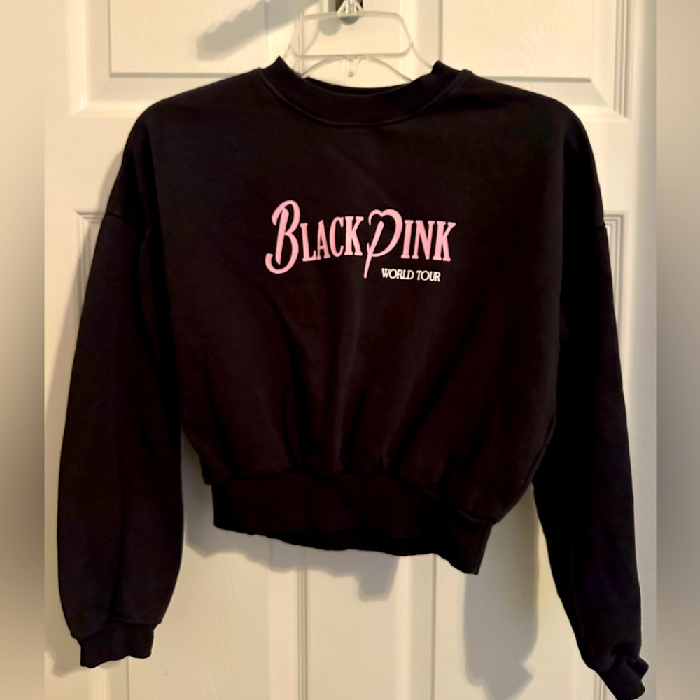 H&M BlackPink girls size 12/14 sweatshirt - like new
